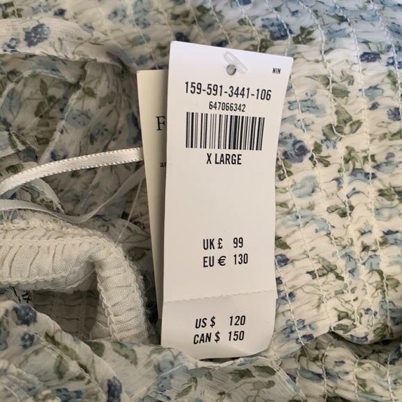 NWT Abercrombie Tiered Smocked Midi Dress - Picture 5 of 5